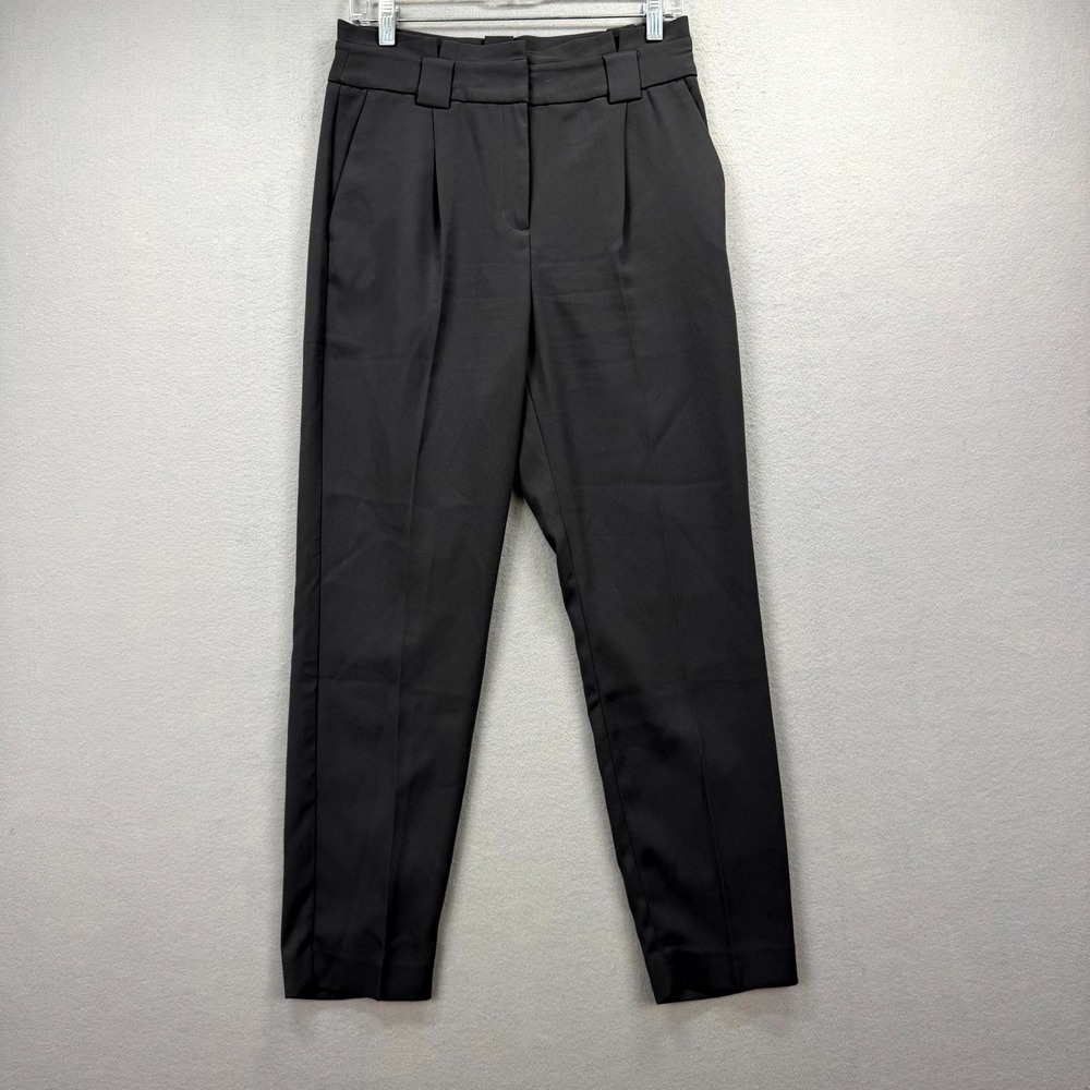 Express‎ Dress Pants Womens 4R Fits 30x27* Charcoal Pleated Career Formal Office